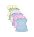 Girl's Scalloped Short Sleeve Dress