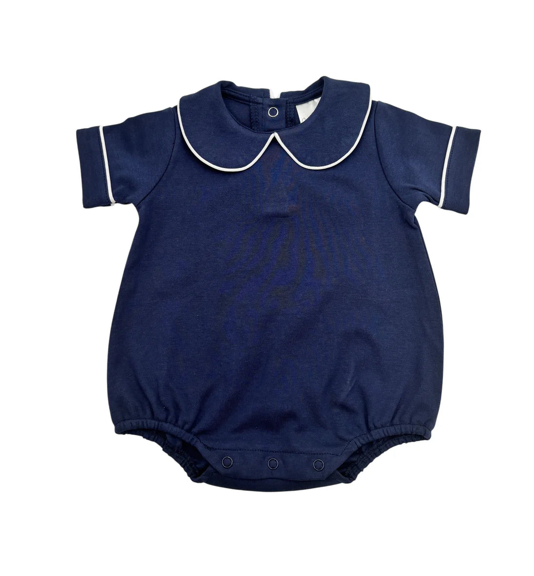 Boy's Piped Short Sleeve Bubble