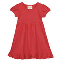 Short Sleeve Empire Waist Ruffle Dress