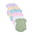 Girl's Scalloped Short Sleeve Bubble