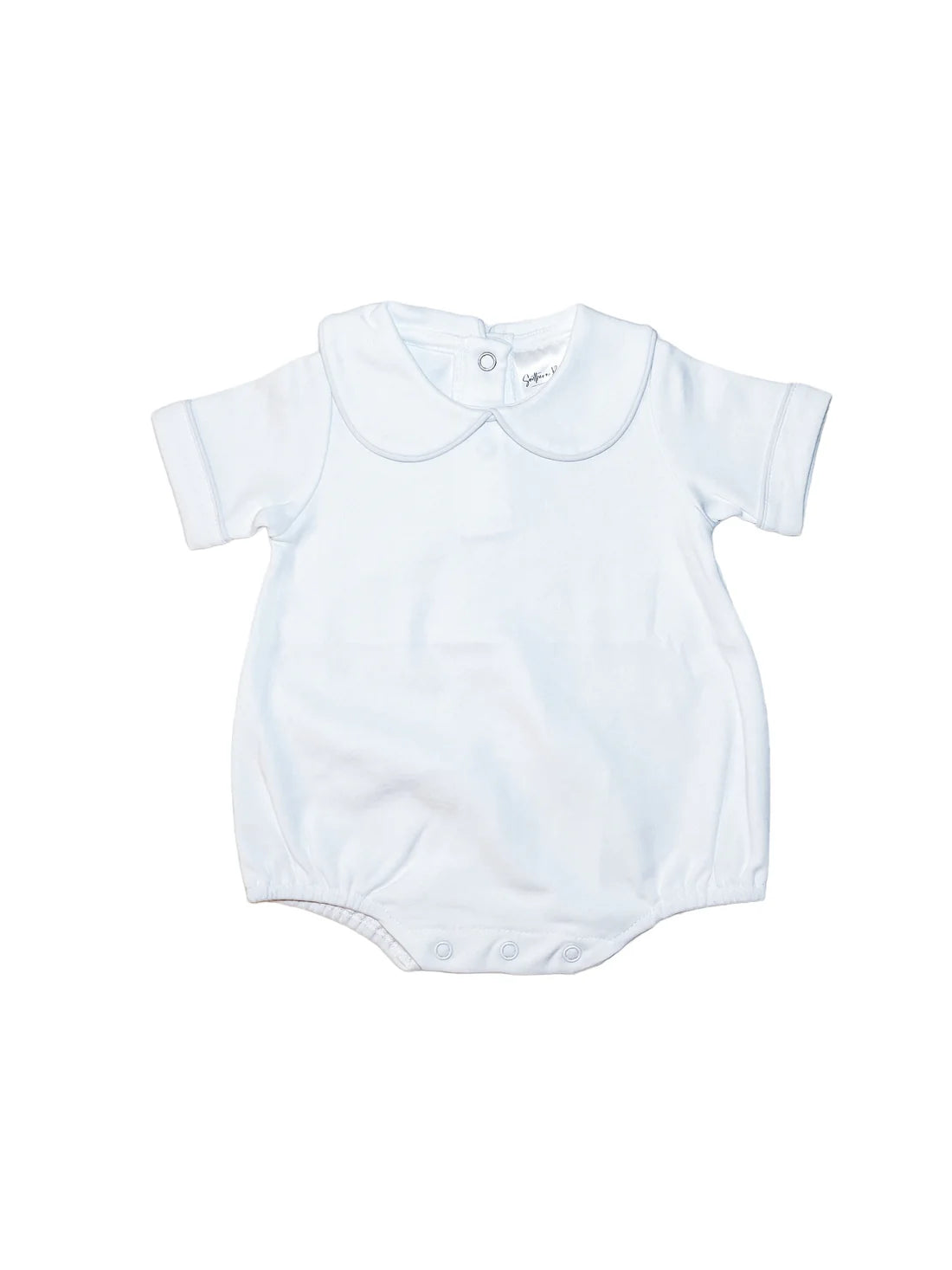 Boy's Piped Short Sleeve Bubble
