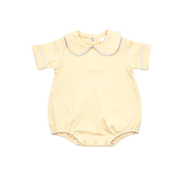 Boy's Piped Short Sleeve Bubble